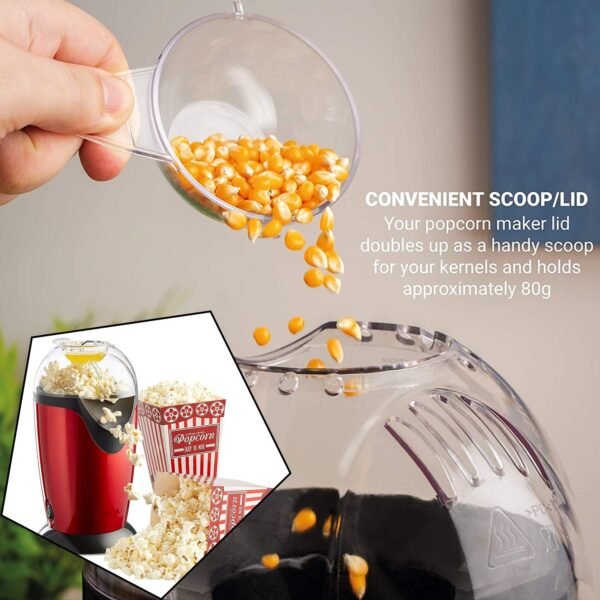 Hot Air corn, per Electric Machine Snack Maker