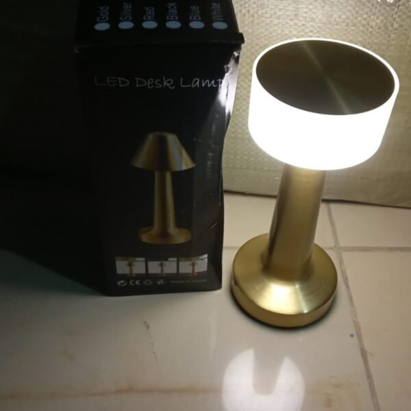 Touch LED Lamp – USB, 3 Colors, 3 Brightness Levels (1 Pc, Metal)