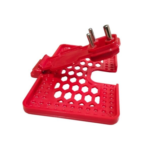 Multi-Purpose Wall Holder Stand for Mobile Charging (Red)