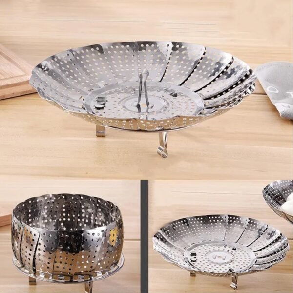 Unique Design Stainless-Steel Heaviest vegetable for Kitchen Plate Stand/ Basket