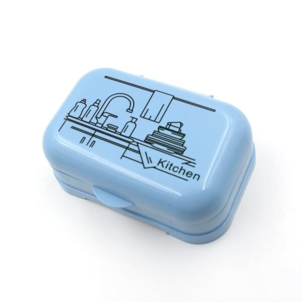 Soap Dish with Drain Soap Holder, Soap Saver Soap Tray  (1 Pc)