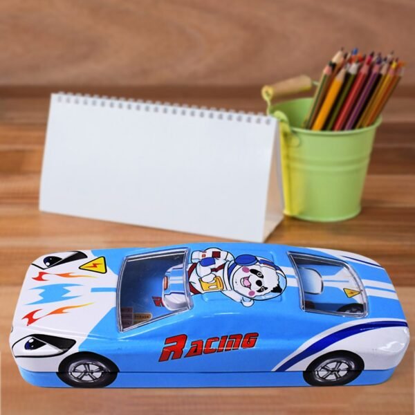 2 In1 Car Shape Metal Compass Box With Small Compass Box Inside