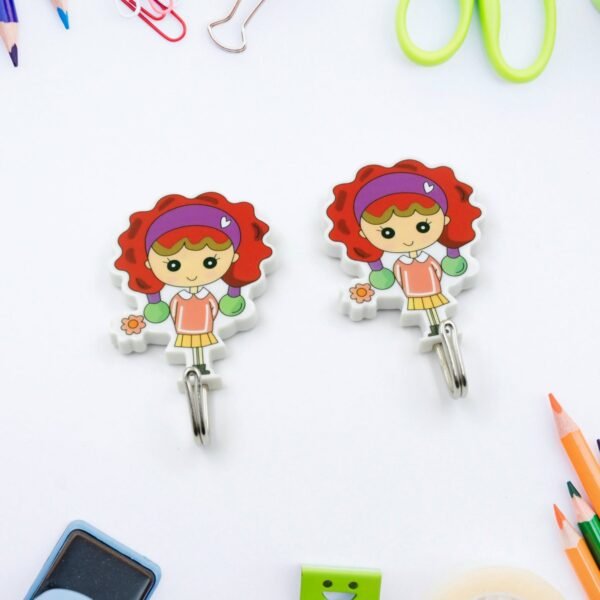 Self-Adhesive Hooks (2 Pc) Heavy Duty Waterproof Wall Mount (Bathroom, Kitchen)