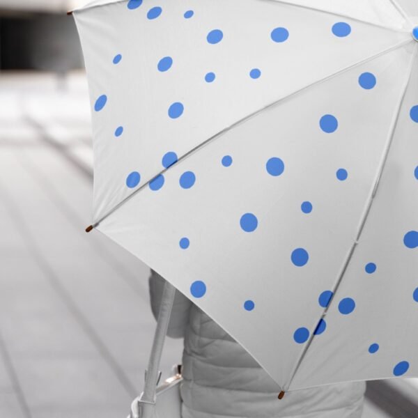 2_54595c57-d04a-4950-847a-f113391071f1.jpg Dot Printed Umbrella for Men and Women Multicolor