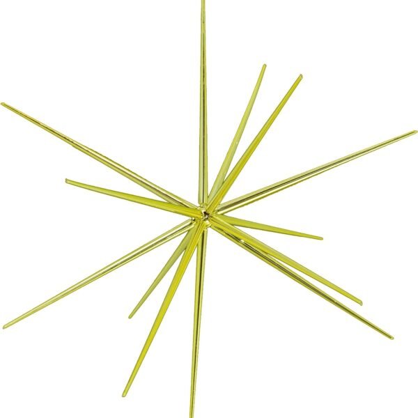 3D Gold Star Hanging Decoration Star, Acrylic Look Hanging Luminous Star