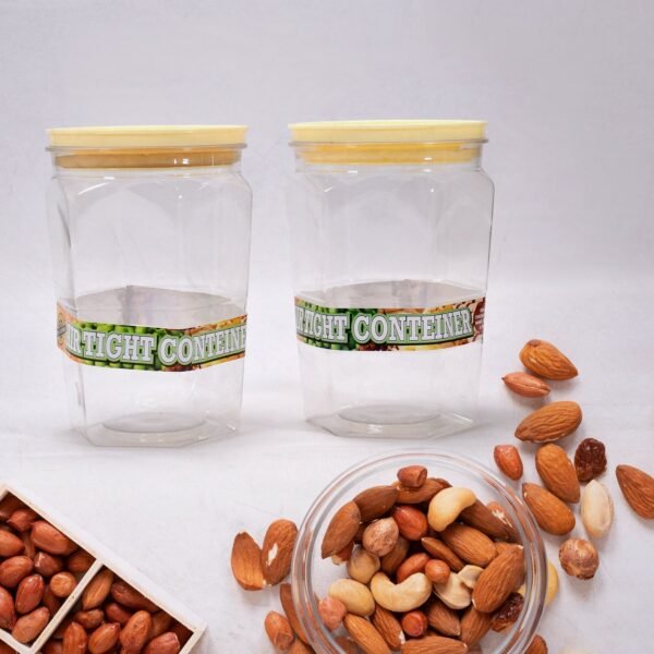 Air Tight Kitchen Storage Container  (Approx - 1100Ml, Set of 2pcs)