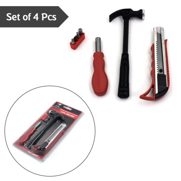 4PCS HELPER TOOL SET USED WHILE DOING PLUMBING AND ELECTRICIAN REPAIRMENT