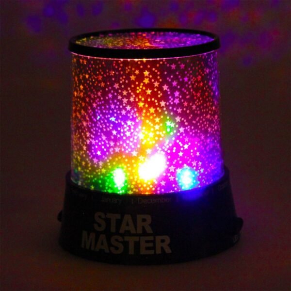 Star Night Light Projector – USB LED Lamp for Kids’ Room (Battery Free)