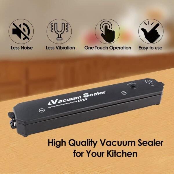 Vacuum Sealer Machine 10 Bags, Automatic Hands-Free, Smart Food Preservation (1 Set)