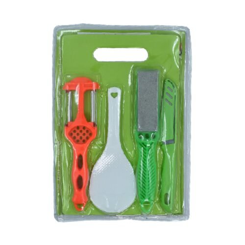 Plastic Chopping Board with Knife Set Scissor and Wine Opener for  Cutting