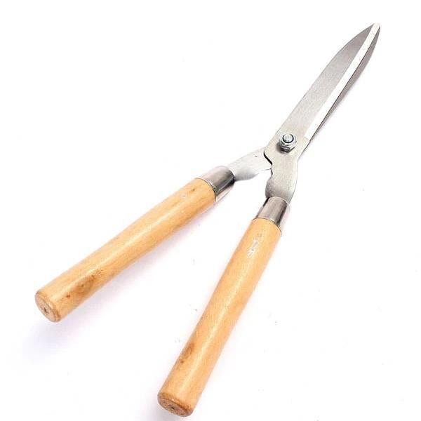 2_ba69d930-3c1a-4173-b33c-a93e9a44d5c7.jpg Wooden Handle Hedge Shears, Bush Clipper