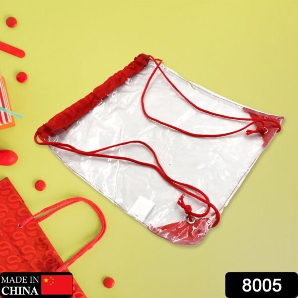 Transparent Waterproof Plastic Stadium Bag – Gym, Travel & Sports