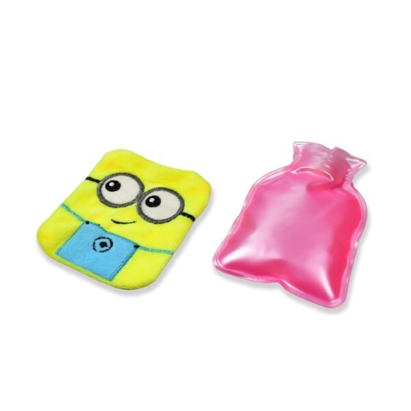 Minions Hot Water Bag - 2-Eye Design with Cover for Pain Relief & Warming
