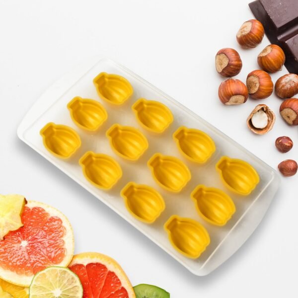2_dfce3872-f60f-4524-9ef5-f37d56ec192b.jpg Silicone Fruit-Shaped Ice Cube Tray - Creative Multi-Design Freezer Mold (1 Pc)