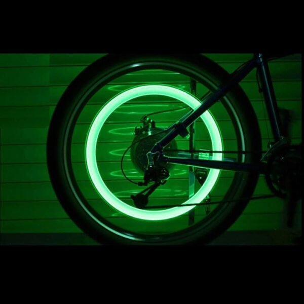 LED Flash Light lamp tyre Wheel Valve Sealing caps (2 Pc / Mix Color)