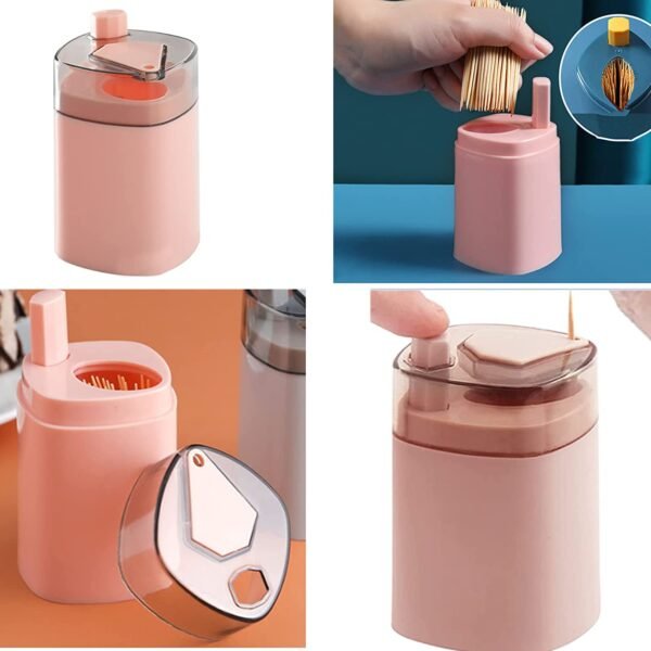 Toothpick Holder Dispenser, -Up Automatic Toothpick Dispenser, Toothpick Storage Box