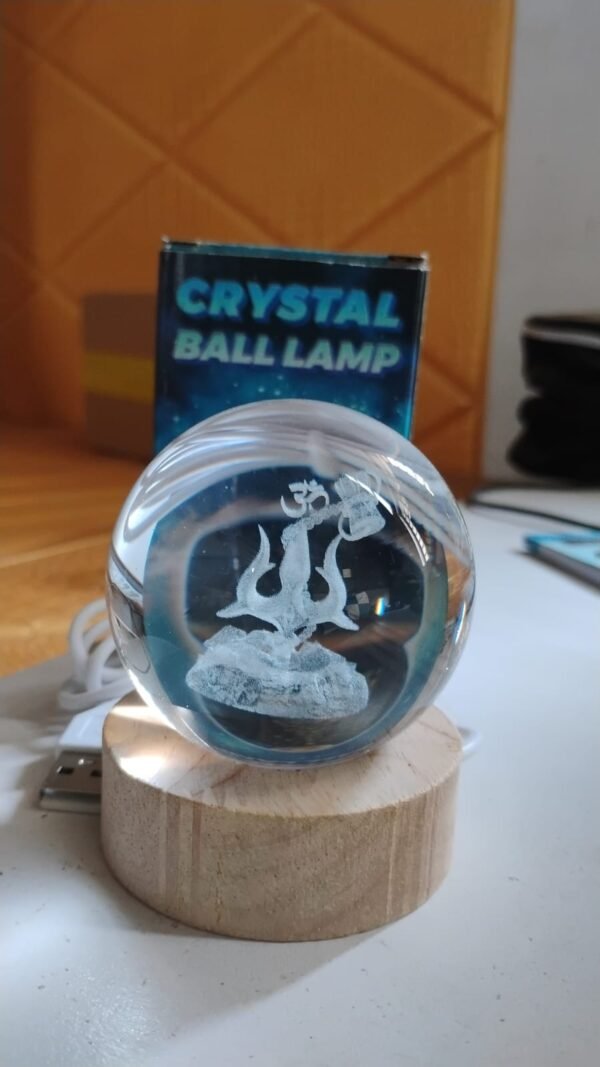 3D Crystal Ball lamps 3D Crystal Ball Night Light (1 Pc)