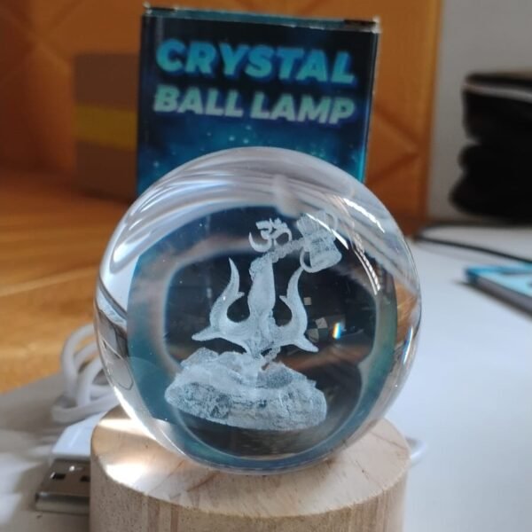 3D Crystal Ball lamps 3D Crystal Ball Night Light (1 Pc)