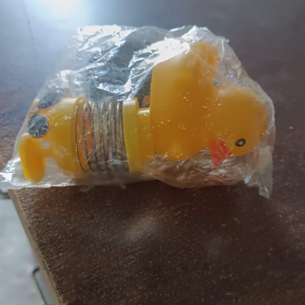 Spring Doll Dance Toy Duck Car Bicycle Bell with Propeller Helmet (1 Pc / Mix Design)