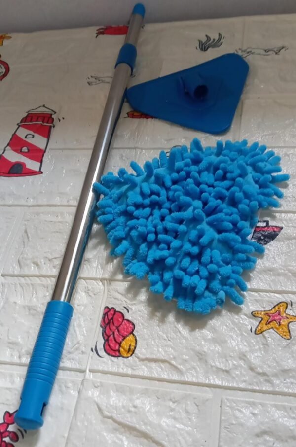 Stainless Steel Adjustable Triangle Mop for Cleaning Wet & Dry Floor Surfaces