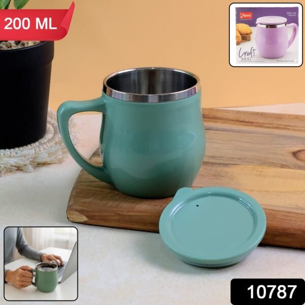 Apex Double-Wall Desk Mug - (200ML / 1 Pc)