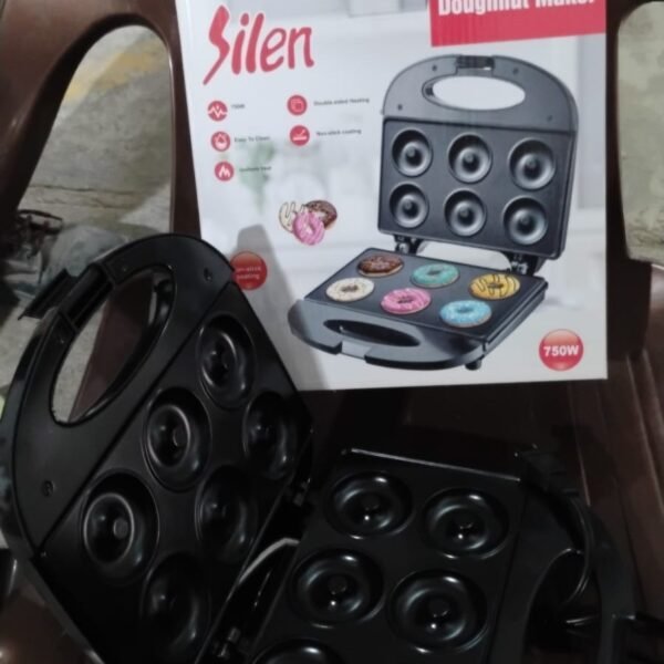 Electric Donut Maker 750W – 6 Cavity(1 Pc / With 2 PIN Plug Converter 1 Pc )