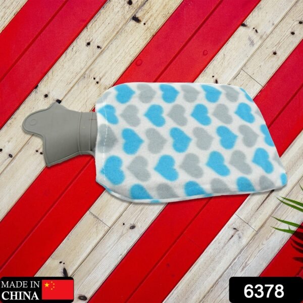 2bc4885b-6eb5-42e6-aadc-f0ea184c7551.jpg Hot Water Bag with Cover for Pain Relief & Cramps, Leak-Proof Therapy Bottle (1 Pc)