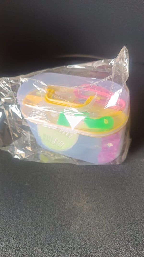 Double Layer Small & Portable Travel Sewing Kits Box Hand Work Sewing Box