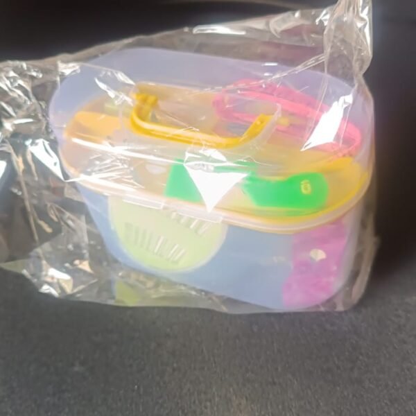 Double Layer Small & Portable Travel Sewing Kits Box Hand Work Sewing Box