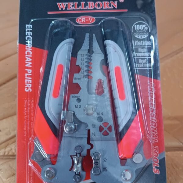 8 in 1 Wire Stripper Pliers, Soft Grip