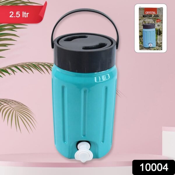 Insulated Water Jug with Tap Leakproof, Travel Cooler (2.5 Ltr)