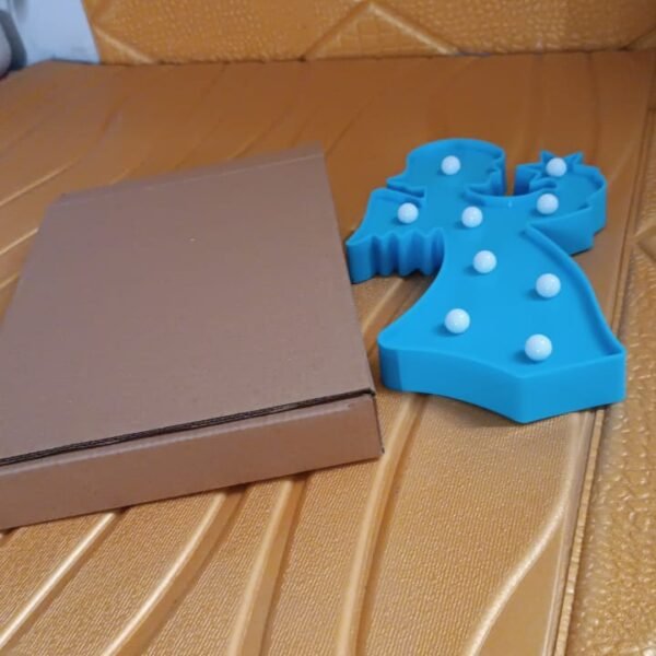 LED Angel Shape Night Light Desk Lamp (1 Pc / Battery Not Included)