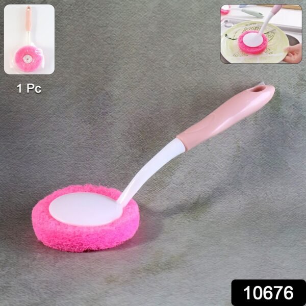 2d9bf736-39fb-40e5-a315-2820e0dd9c48.jpg Long Handle Kitchen Dish Scrubber Brush (1 Pc)