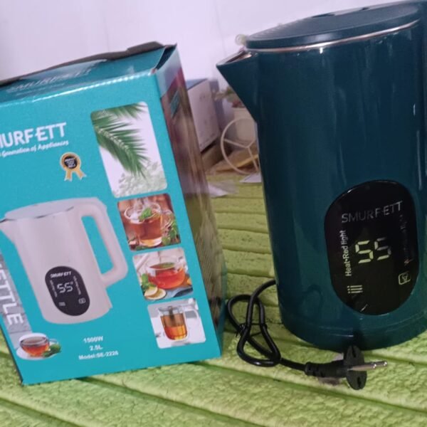 Temperature display electric kettle 55 degrees (1500W, 2.5 Ltr. / 1 Pc)