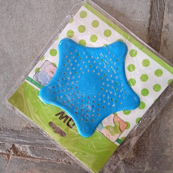 Star Shape Suction Cup Kitchen Bathroom Sink Drain Strainer Hair Catcher, Drain