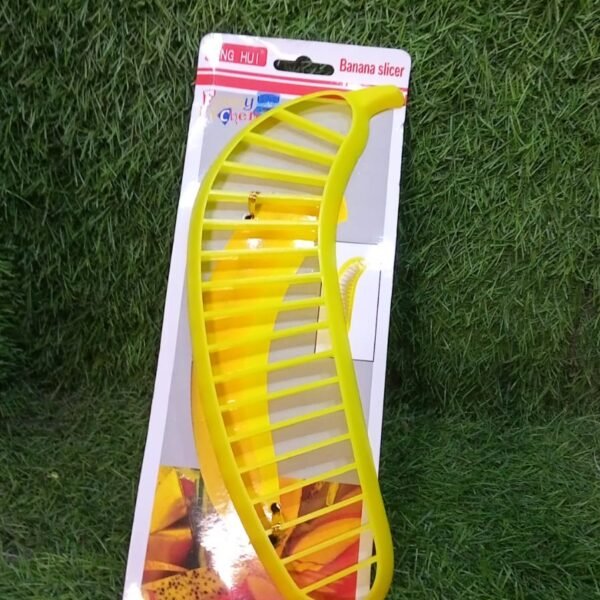 Banana Slicer- for Fruit Salads Handle Plastic Banana Fruit Slicer Cutter Chopper