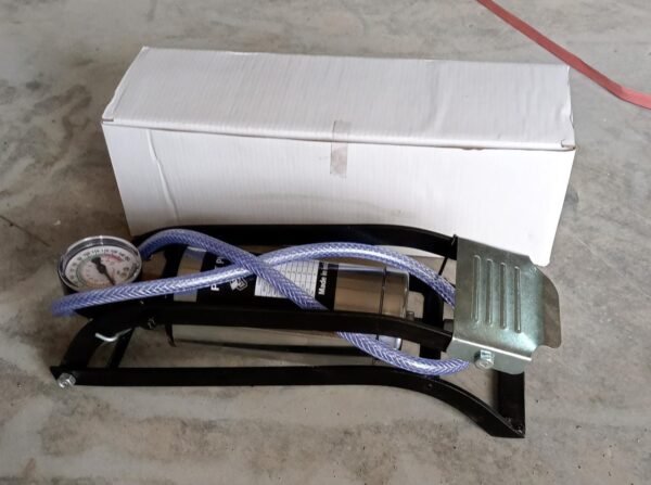 Heavy Duty Steel Foot Pump for Bike, Car, Cycle & More Vehicles
