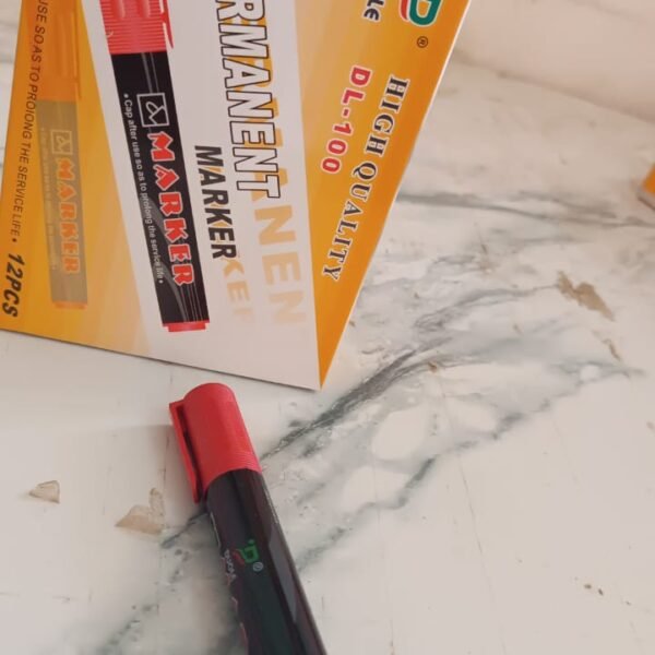2f84a4f7-8dba-4112-b7ac-d64c1c665074.jpg Premium Permanent Red Marker Pen Set (12 Pcs Set)