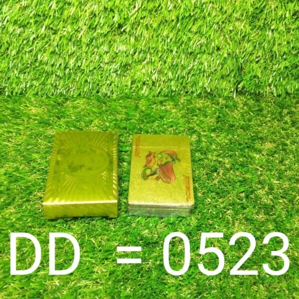 Gold Plated Poker Playing Cards (Golden)