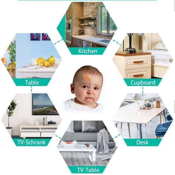 Table Corners Edge Protector Guards for Baby Child Safety (Pack of 4Pc)