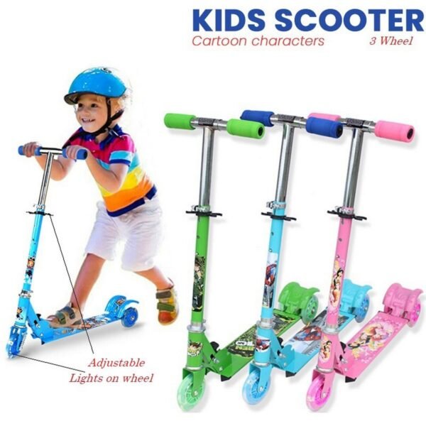 Kids Scooter and cycle for kids for playing and enjoying purposes.