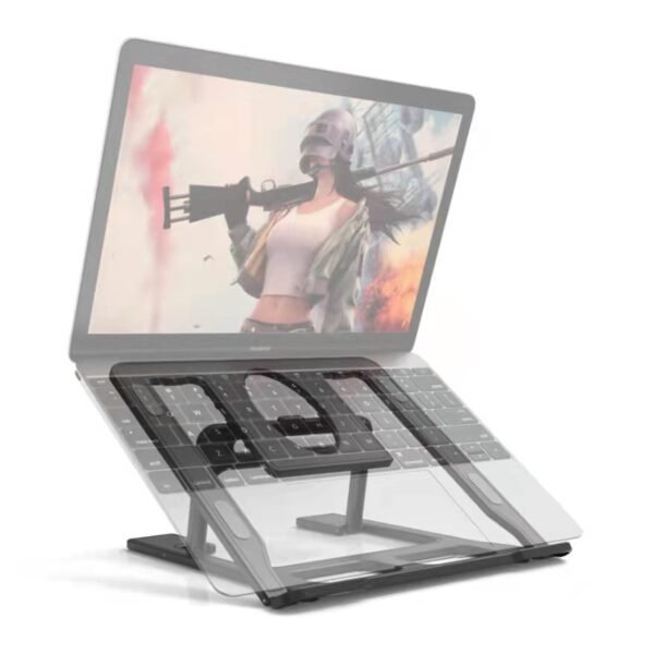 Adjustable, Portable & Foldable Laptop Stand Compact and Convenient for Easy Use