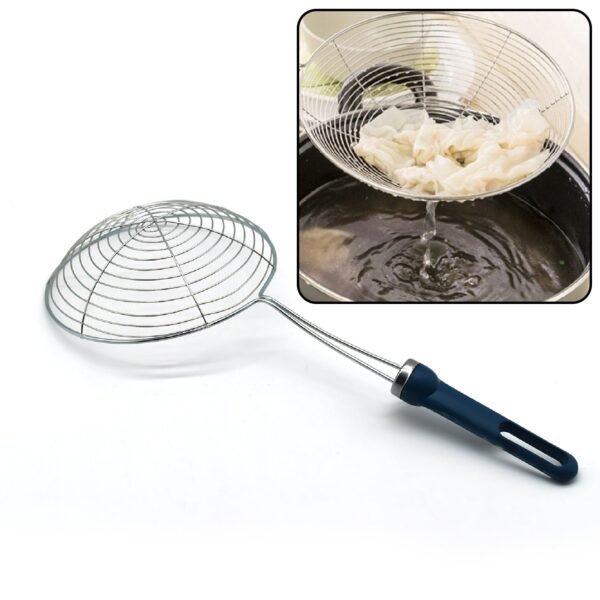 Round Stainless Steel Deep Fry  / Mesh Strainer