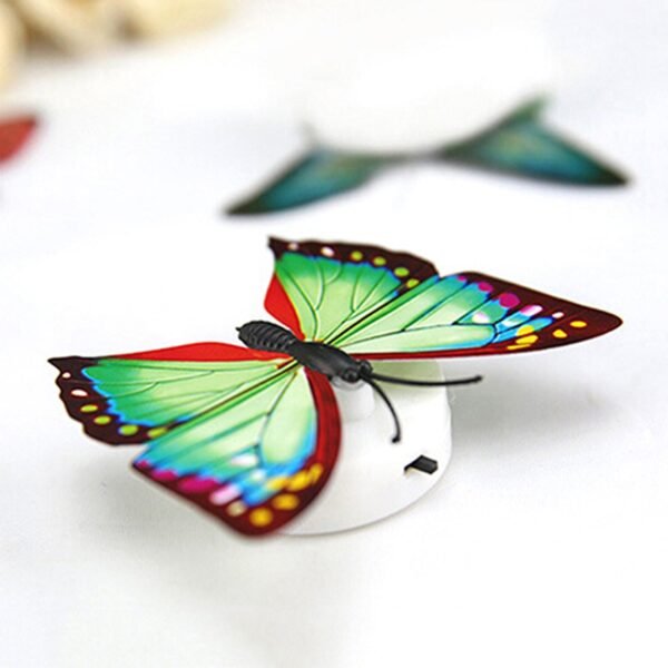 The Butterfly 3D Night Lamp Comes with 3D Illusion Design Suitable for Drawing Room