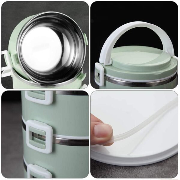 Multi Layer Stainless Steel Hot Lunch Box (2 Layer)