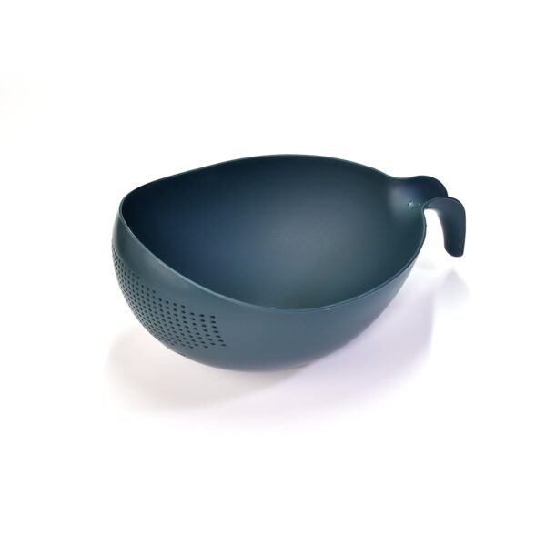 Plastic Rice Bowl & Food Strainer with Thick Handle