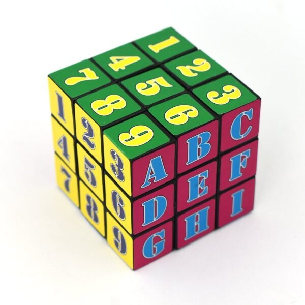 Alpha Numeric Cube for Educational & Entertaining Use by Kids and Adults