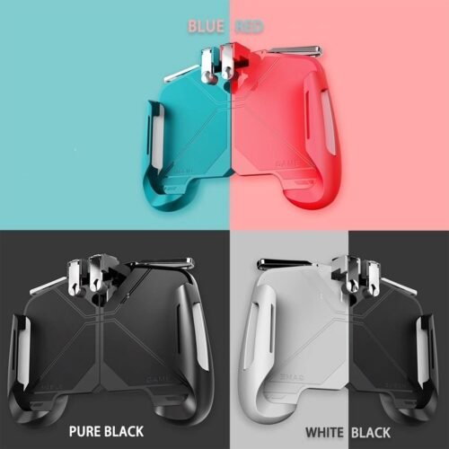 Portable Mobile Game Pad Controller with 4 Triggers for Survival Games