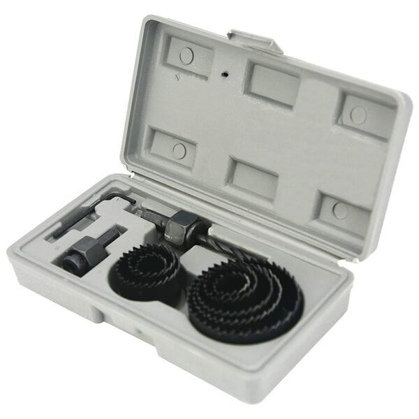 2image_ac3b60d3-59a0-47b6-961f-fec9bf53557a.jpg Wood Hole Saw Cutting Set (11 pcs, 19-64mm, Multicolour)