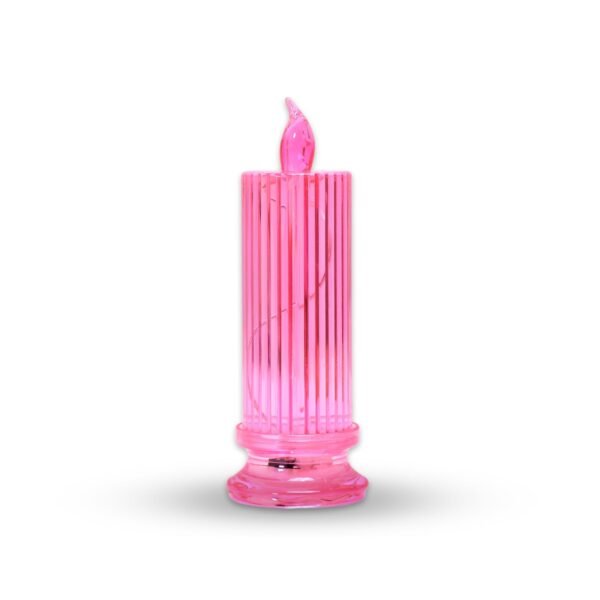 Big Simple Candles for Home Decoration, Crystal Candle Lights, Diwali (Multicolor)
